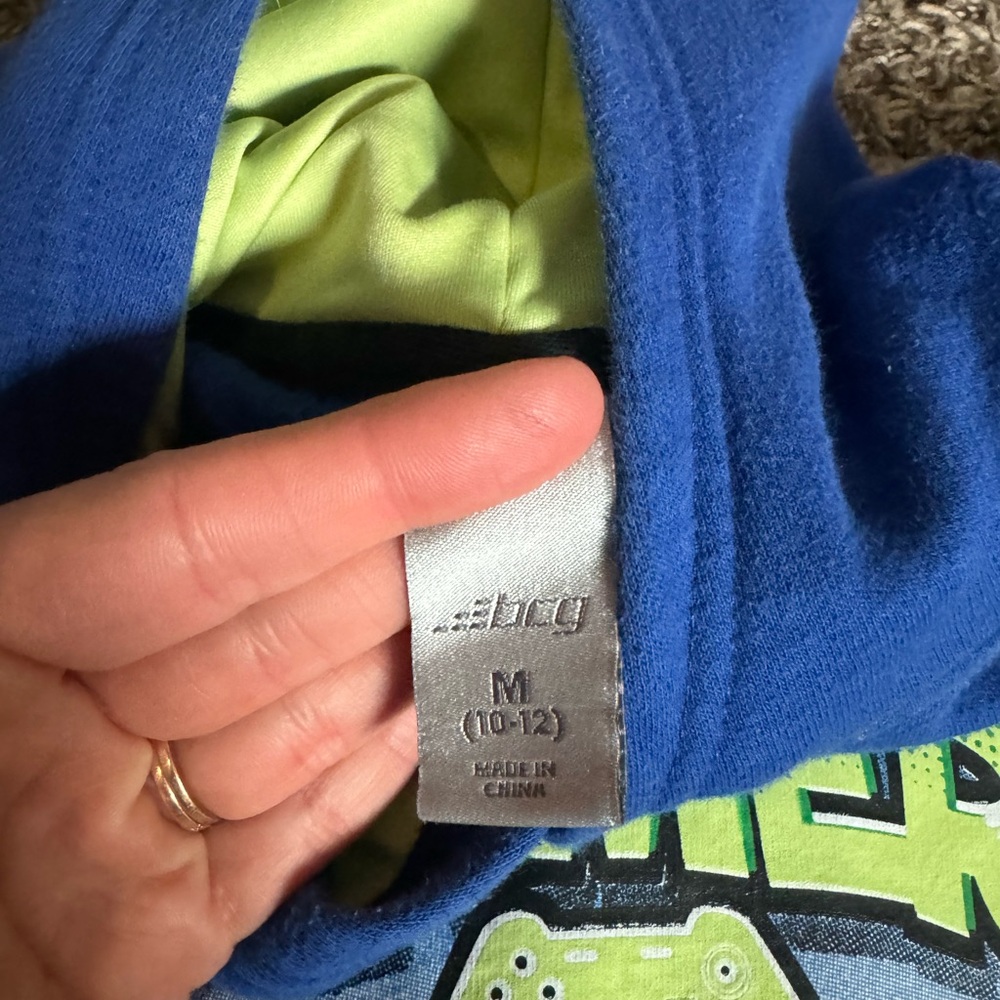 Blue Gamer Hoodie - BCG - Medium